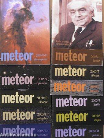 Meteor 2005. január-december