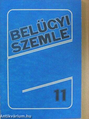 Belügyi Szemle 1990. november