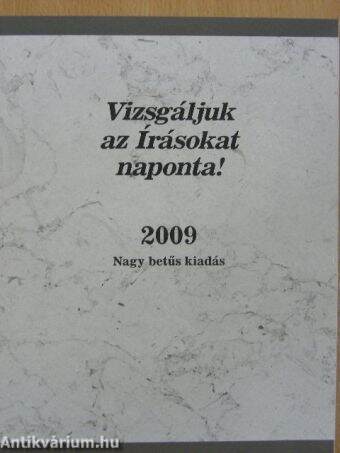 Vizsgáljuk az Írásokat naponta! 2009