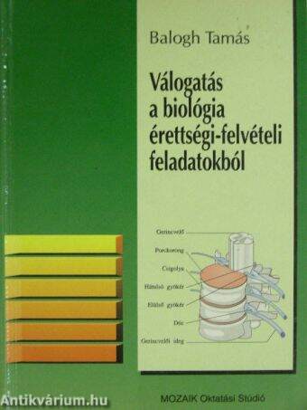 Válogatás a biológia érettségi-felvételi feladatokból