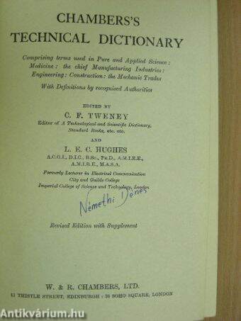 Chambers's Technical Dictionary