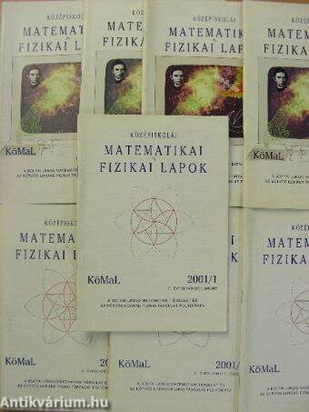 Középiskolai matematikai és fizikai lapok 2001. (nem teljes évfolyam)