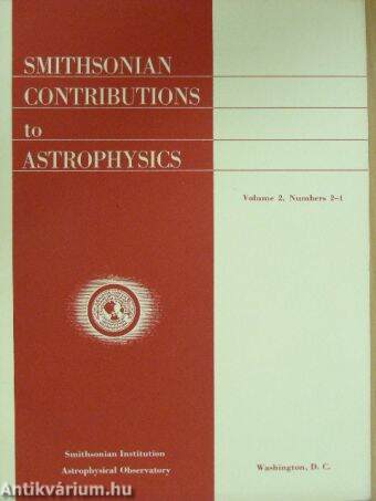 Smithsonian Contributions to Astrophysics 1957 Volume 2, Numbers 2-4