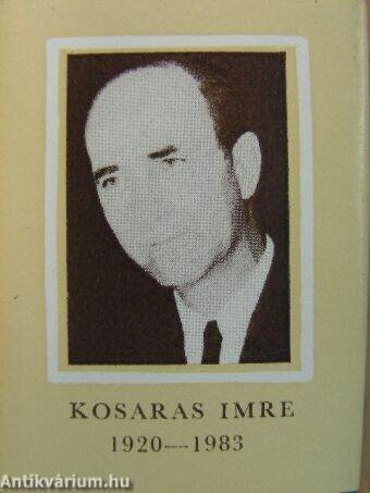 Kosaras Imre 1920-1983 (minikönyv) (számozott)