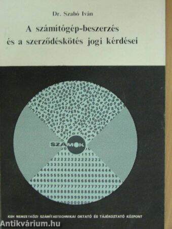 A számítógép-beszerzés és a szerződéskötés jogi kérdései