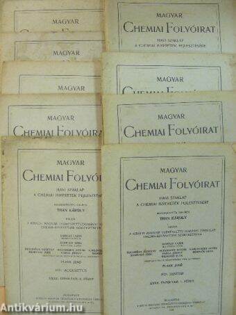 Magyar Chemiai Folyóirat 1929. (nem teljes évfolyam)