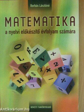 Matematika a nyelvi előkészítő évfolyam számára