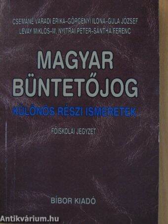 Magyar büntetőjog