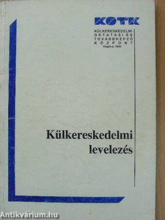 Külkereskedelmi levelezés