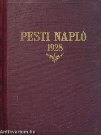 Pesti Napló Képes Műmelléklet 1928. január-december