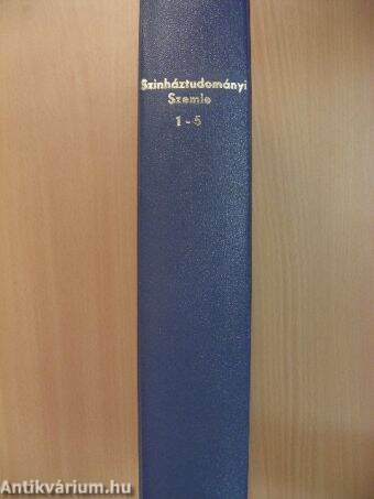 Színháztudományi Szemle 1977-1980. (vegyes számok) (5 db)