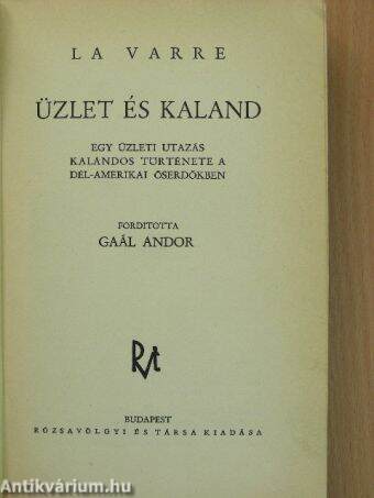 Üzlet és kaland