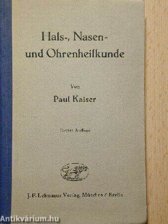 Hals-, Nasen- und Ohrenheilkunde