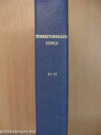 Színháztudományi Szemle 1983-1984. (vegyes számok) (4 db)