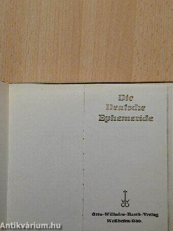 Die Deutsche Ephemeride 1971-1980