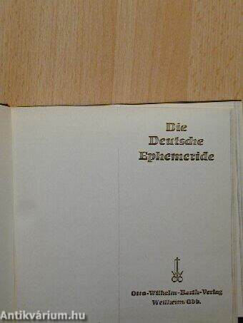 Die Deutsche Ephemeride 1951-1960
