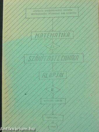 Matematika és számítástechnika alapjai II.