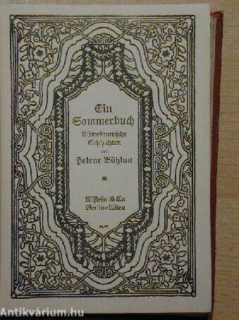 Ein Sommerbuch