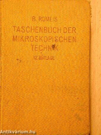 Taschenbuch der Mikroskopischen Technik