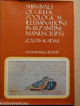 Survivals of Greek Zoological Illuminations in Byzantine Manuscripts