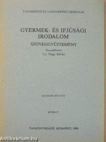 Gyermek- és ifjúsági irodalom