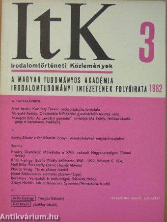 Irodalomtörténeti Közlemények 1982/3.