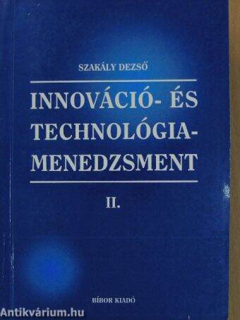 Innováció- és technológiamenedzsment II.