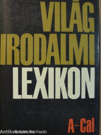 Világirodalmi Lexikon 1. (töredék)