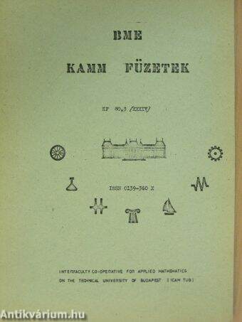 BME KAMM füzetek KF 80,3 (XXXIV)