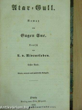 Atar-Gull I-II. (gótbetűs)