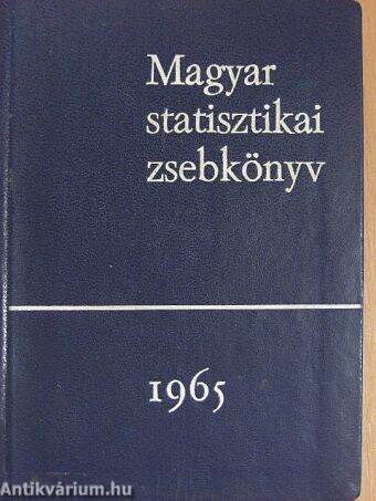 Magyar statisztikai zsebkönyv 1965.