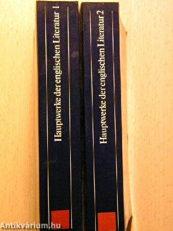 Hauptwerke der englischen Literatur I-II.