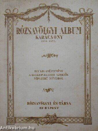 Rózsavölgyi album Karácsony 1924-1925.