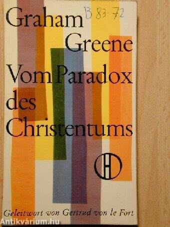 Vom Paradox des Christentums