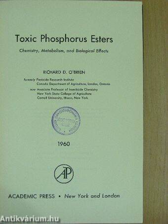 Toxic Phosphorus Esters