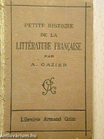 Petite historie de la littérature francaise