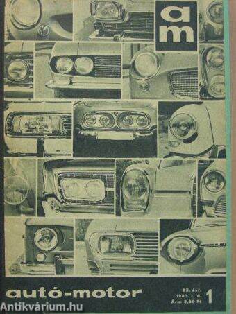 Autó-Motor 1967. (nem teljes évfolyam)