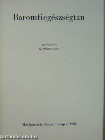 Baromfiegészségtan