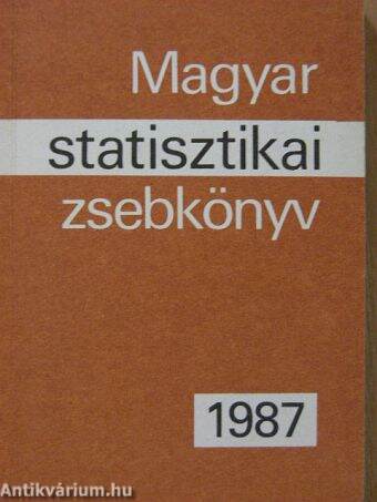 Magyar statisztikai zsebkönyv 1987.