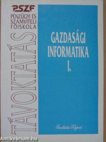 Gazdasági informatika I.