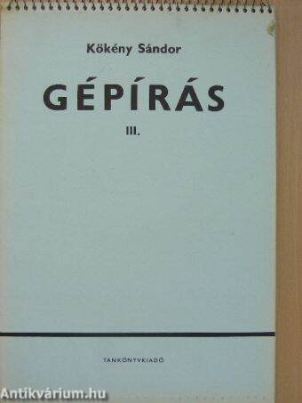 Gépírás III.