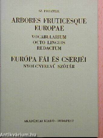Arbores Fruticesque Europae