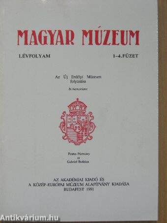 Magyar Múzeum 1991. 1-4. füzet