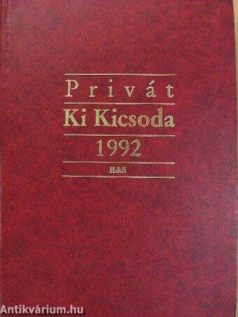 Privát Ki Kicsoda 1992