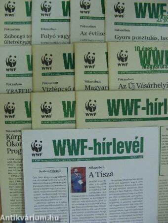 WWF-hírlevél 2000-2004. (vegyes számok, 12 db)