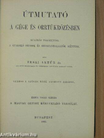 Útmutató a gége és orrtükrözésben/A kőmorzsolásról/Az orrüreg és melléküregei