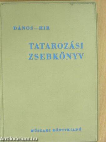 Tatarozási zsebkönyv