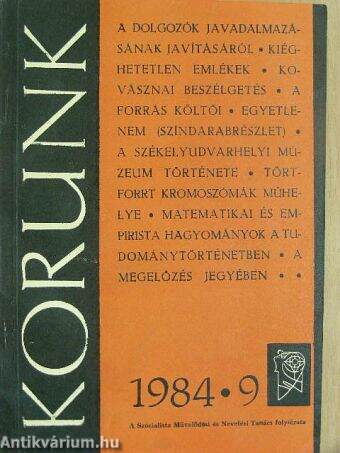 Korunk 1984. szeptember