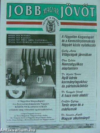 Jobb Magyar Jövőt 1997. október 1.
