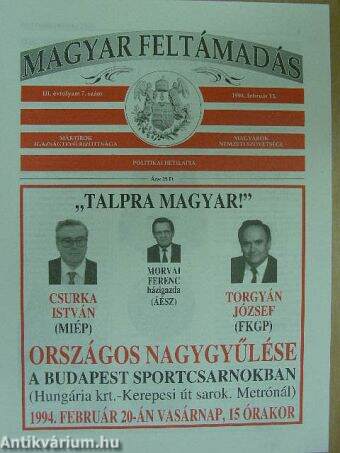 Magyar Feltámadás 1994. február 15.